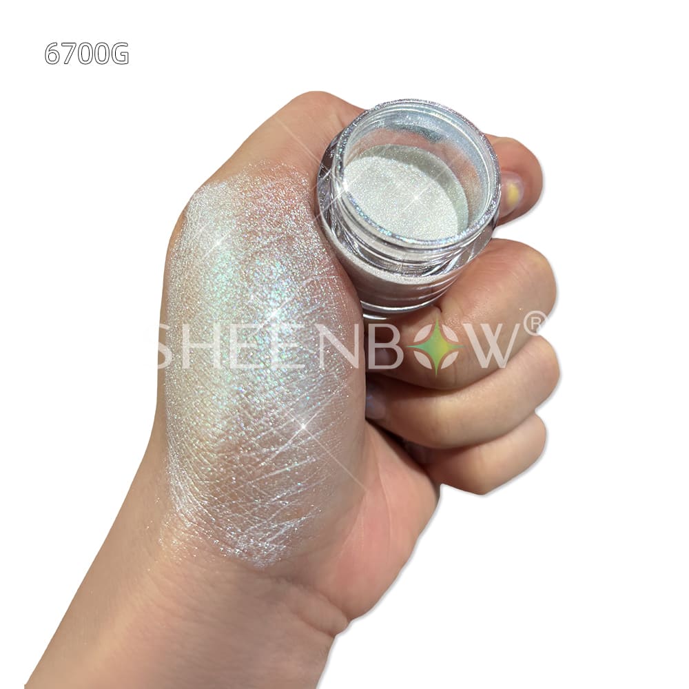Sheenbow Cosmetic Crystal Effect Pearl Pigment Super Sparkling Glitter Loose Powder for Nails And Cosmetics